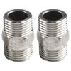 2 Pcs Shower Hose Extension Pipe Universal Hose Extender Bathroom Accessories For DIY Showers Bathrooms RVs Outdoor Showers