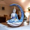 Big Meditating Moon Buddha Statue Showpiece