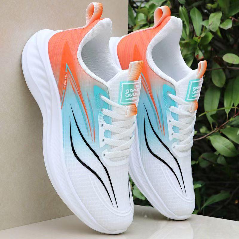 Autumn men's shoes waterproof leather shoes men's lightweight sports shoes soft sole casual running shoes dad shoes