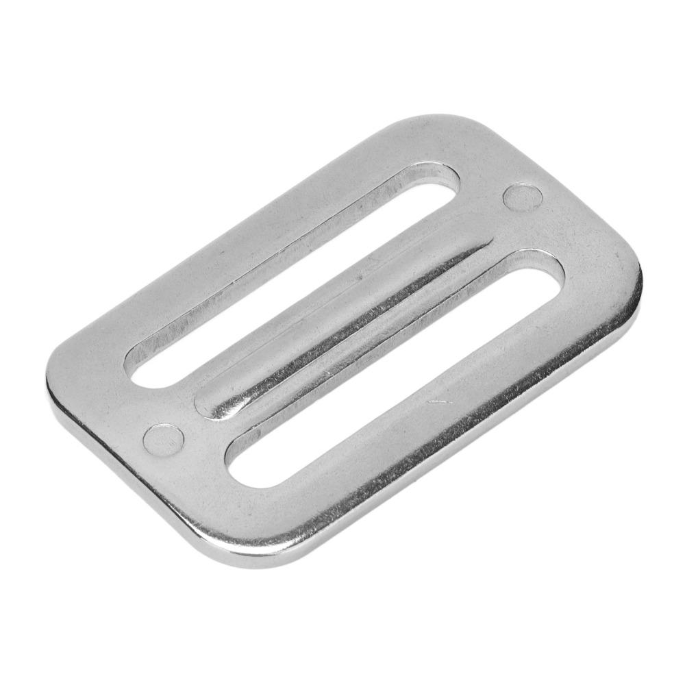 5 PCS Stainless Steel Adjustable Slide Buckle Rectangle Webbing Slider  For Purse Making and Bag DIY