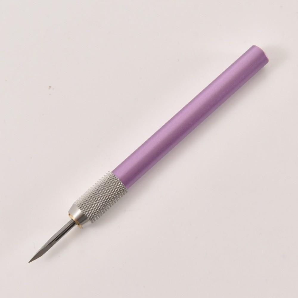 Steel Triangular Scribing Cutter Curved Edge Panel Line Tool Plastic Engraving Tool  Flash Removal