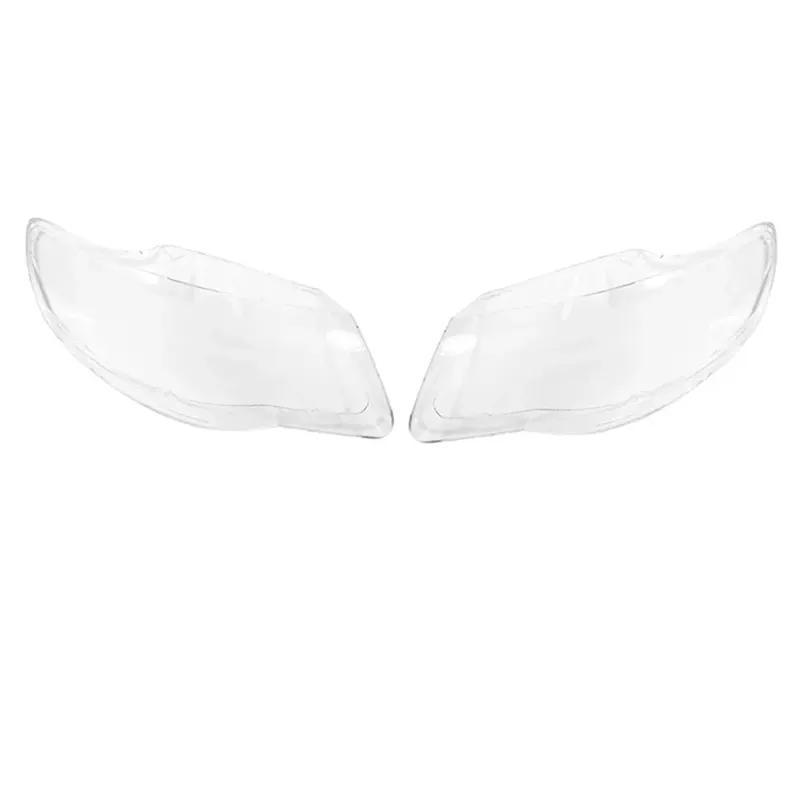 

L / R/ Pair Car Front Headlight Cover Shell Car Headlight Lens Cover For VW Touareg 2007 2008 2009 2010 Clear Lampshade Shell Only Left