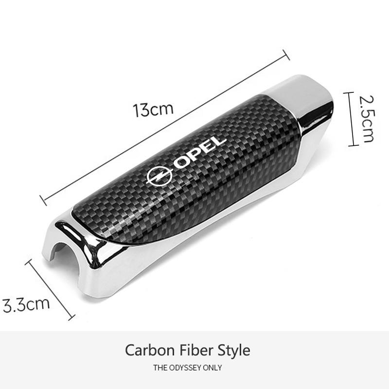 

New Car Handbrake Cover Carbon Fiber Auto Handbrake Grips Protector For Opel Astra GTC Insignia Antara Meriva Zafira Accessories