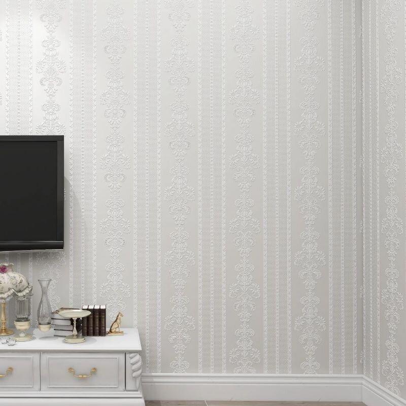 el bedroom living room solid color self-adhesive wallpaper non-woven fabric thick wallpaper stickers TV background wall