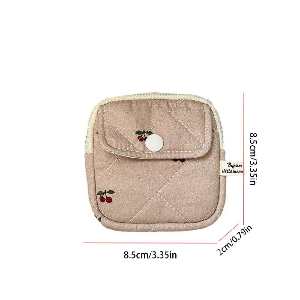 Pendant Small Makeup Lipstick Bag Large Capacity Mini Canvas Storage Bag  Travel
