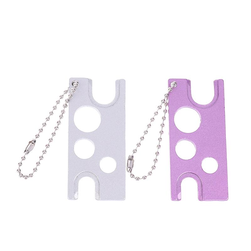 Universal Eyelash Glue Caps Opener Metal Essential Oil Bottle Opener Replacement Bottle Mouth Head Anti-Blocking Eyelash Tool