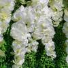 Uflower Artificial Flower Wall Roll-Up Green Grass Fabric Floral Backdrop for Wedding Event Party Decorations Curtain