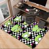 Alien Invasion Pattern Office Rug Chair Mat, Game Carpet, Suitable for Front Door, Bedroom, Living Room, Desk, Holiday Gift