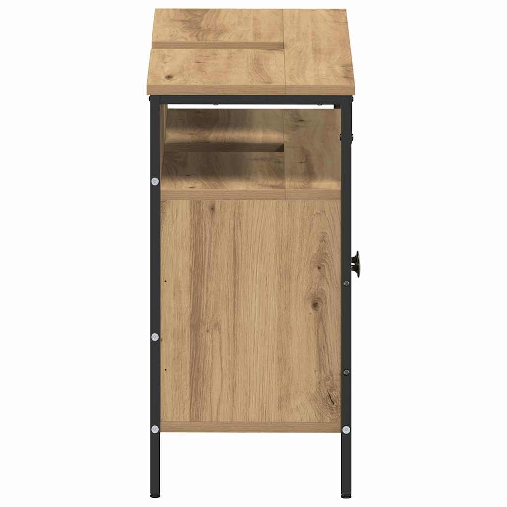 Artisan Oak Washbasin Cabinet 80 x 30 x 60 cm Engineered Wood