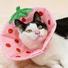 Bees Cat Elizabeth Collar Strawberry Cat Dog Grooming Cover Dog Recovery Collar  for Dogs Cats