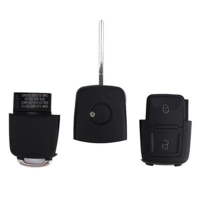 2 Tasten Fernbedienung Flip Klapp Auto Schlüsselgehäuse für MK4 Bora Golf 4 5 6 Passat Bora Touran