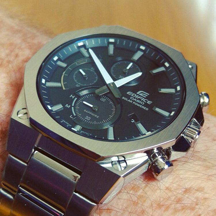 CASIO Men EDIFICE Black Watch EFS-S570D-1A EFS-S570D-1A