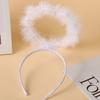 Cartoon Angel Cool Devil Headband Feather Hair Hoop Stage Hairbands