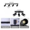 3/4Heads LED Ceiling Light GU10 LED Track Spot Light for Chandelier Bedroom Corridor Ceiling Lamp Replacement Bulb Lighting