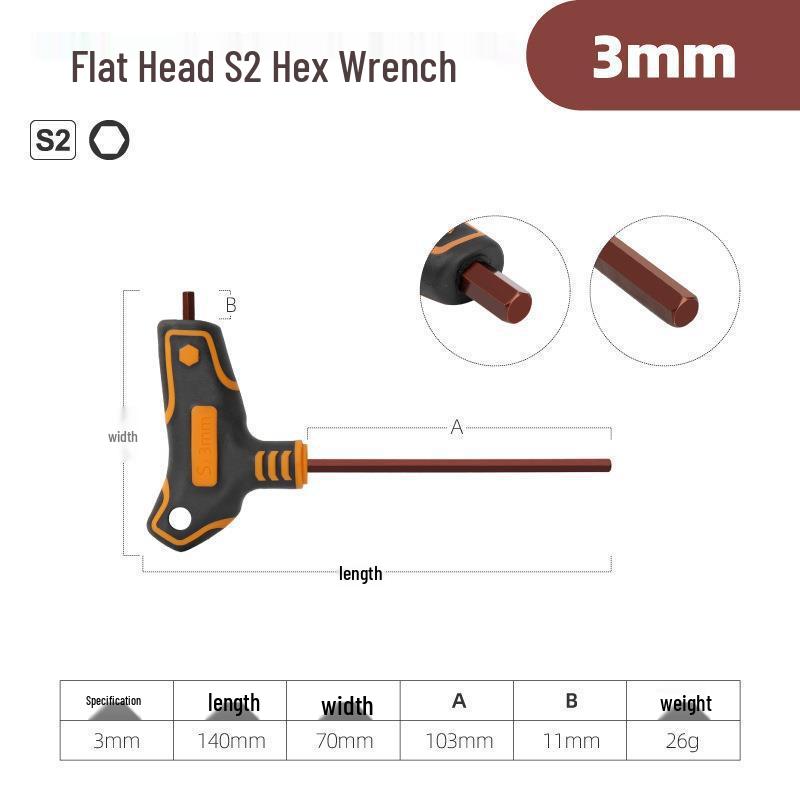 Torx Hex Key Set: L-Shaped Six-Point Wrenches