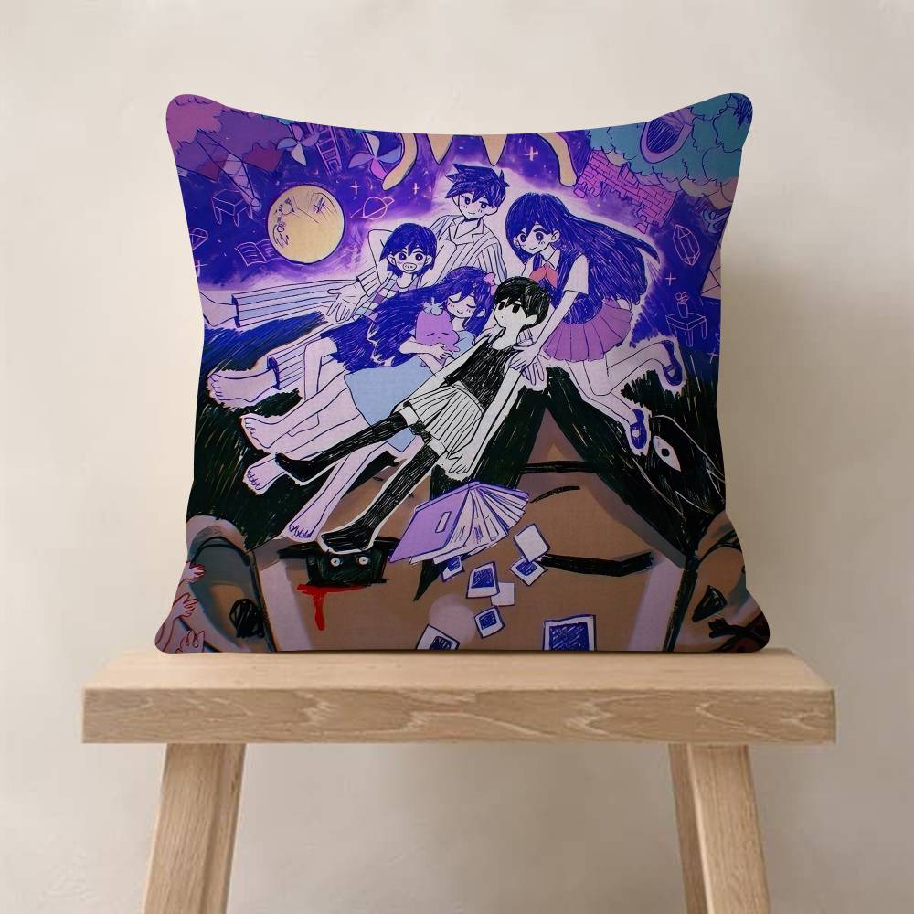 Hot Game OOmori Cushion Cover Pillow Cover Decor Pillowcase Printed Cushion Case For Couch