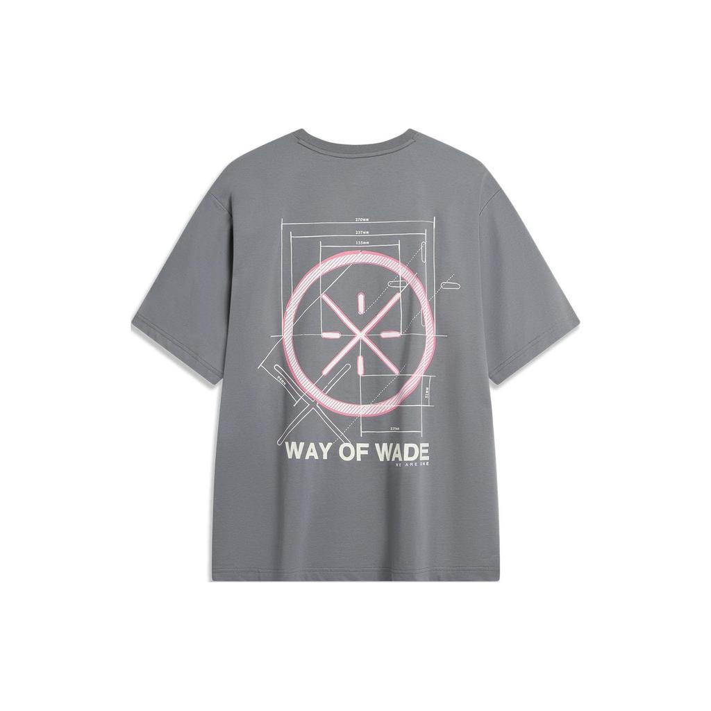 Li Ning T Shirt Men's Shadow Gray AHSU363-1