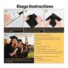Soft Felt Flexible Plastic Grad Cap Headband Insert, Hairstyle Protection for Graduation Hat Placement