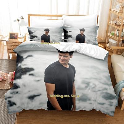 2025 Wincent Weiss Povlečení Jednolůžko Twin Plné Královna Král Velikost Postelové Sety Pro Dospělé Děti Ložnice Povlaky na Peřinu Sady Potisk Anime Prostěradlo