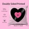 Love Heart Shape Pillow Case Pattern Printing Pillowcase Living Room Sofa Cushion Cover Bedroom Room Decor