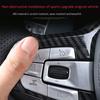 For BMW- 3 Series G20 G28 - Carbon Fiber Steering Wheel Panel Cover Trim Decoration Sticker Interior Accessories
