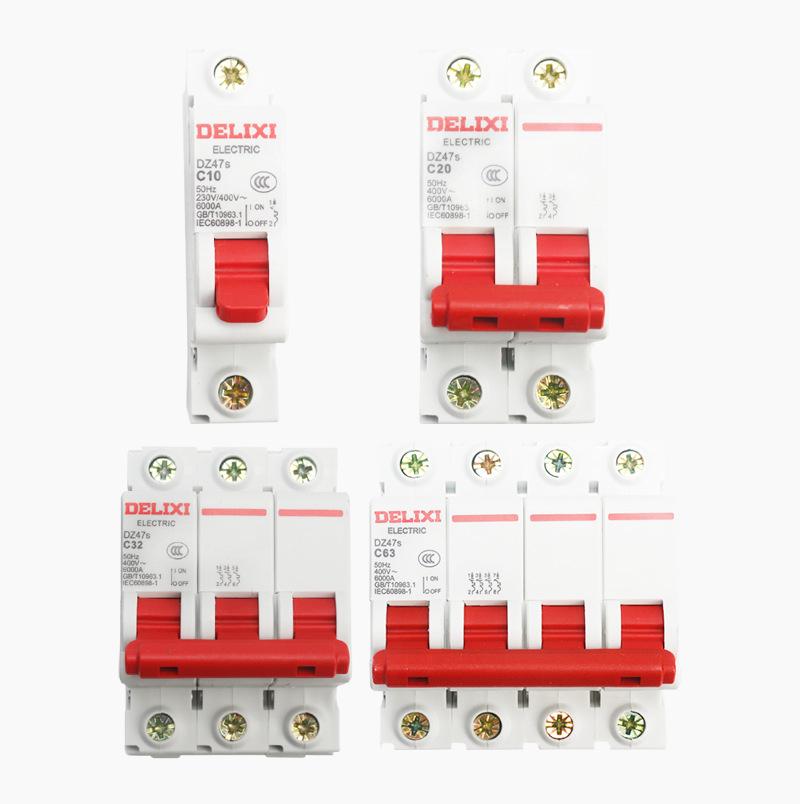 DZ47s Mini 63A Residual Current Circuit Breaker for Home Use