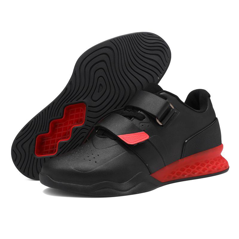 XT6061 Anti-slip Weightlifting Shoes with Wear-resistant Velcro