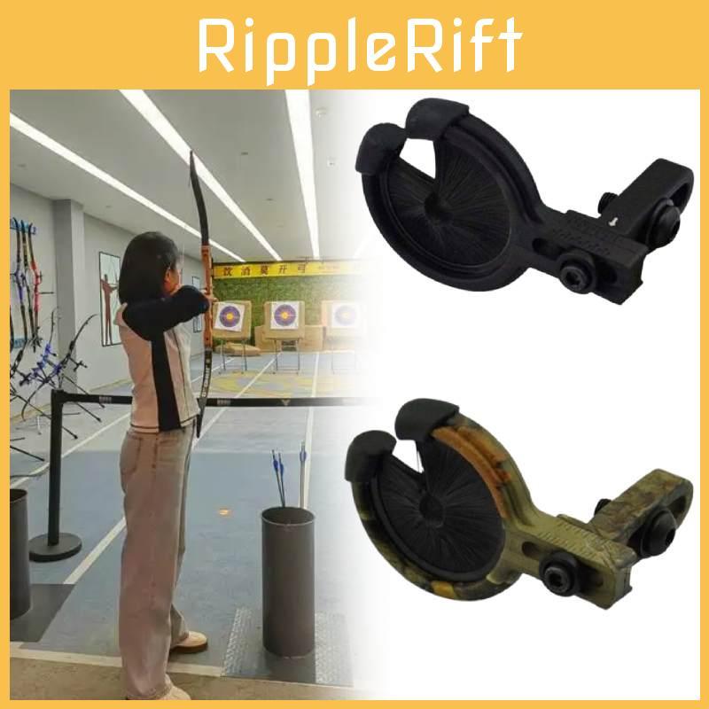 Traditional Bow Arrow Rest With Alloy And Brush Material For Archery Practice And Hunting