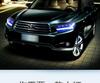 09-11 Toyota Highlander Matrix LED Headlight Assembly with Ice Blue LED DRL
