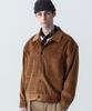 Stage Name Western Corduroy Oversized Trucker Jacket_Camel Brown