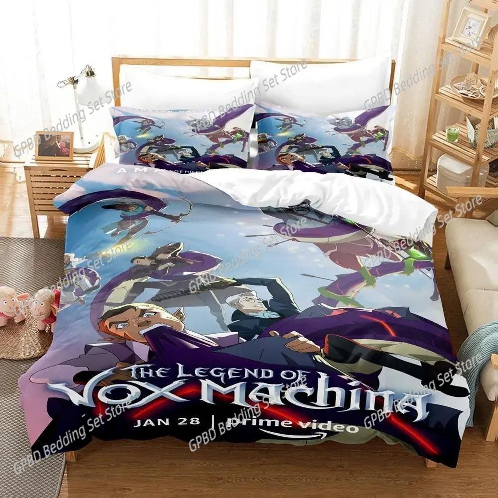 Legend Of Vox Machina Game Bedding Set Bedroom Soft Modern Bedspreads Comefortable Duvet Cover Quilt Cover And Pillowcase