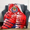 Chivas Guadalajara Print Flannel Blanket High Quality Warm Comfortable Cover for All Seasons Perfect for Gifts Home Decor