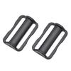 2Pcs Diving Belt Slider Adjustable Strap Retainer Water Diving Weight Belt Keeper Buckle Lightweight Plastic Steel Snorkeling Belt Buckle
