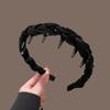 Rhinestoned Hairband For Women Toothcomb Design High Cranium Headdress Comfortable Hair Accessories Gift
