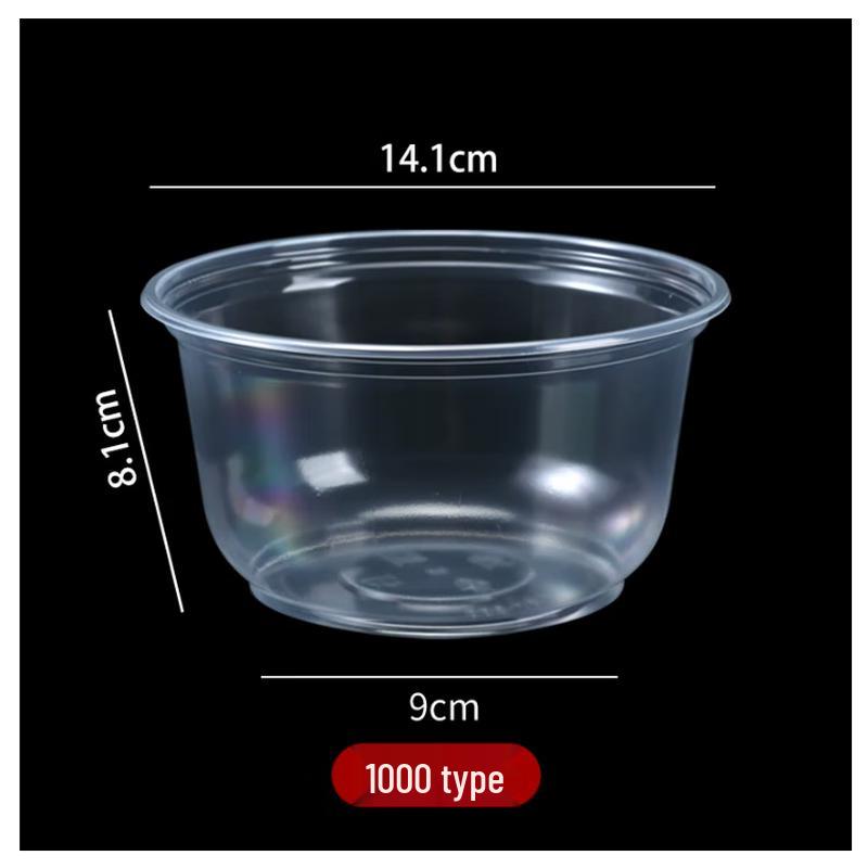 Thickened Disposable Plastic Food Bowls