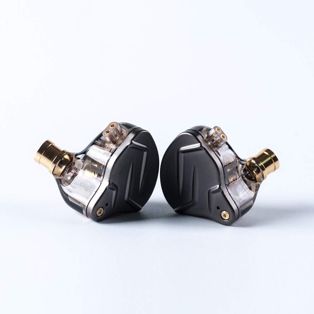 KZ ZSN Pro Deep Bass Earphones, 1BA+1DD, Hybrid In-Ear Earphones, High Sound Isolation, Chinese-Style Earphones, 2-Pin Re-cableable, Duralumin