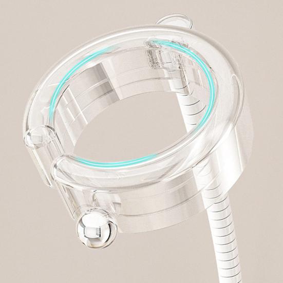 Wall Hair Dryer Holder Wall Mount Suction Cup Blow Dryer Stand Angle Adjustable Hair Dryer Hanger with Cable Storage for Bathroom Organization