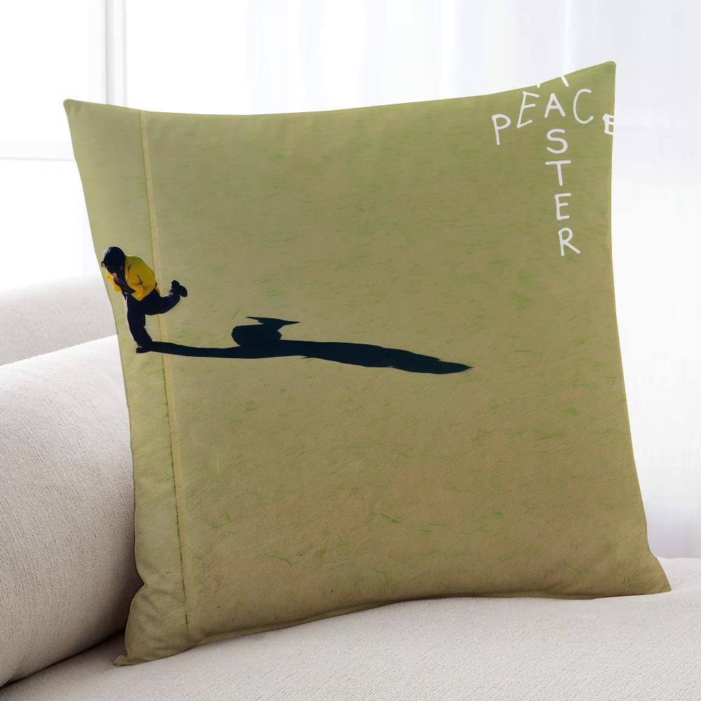 

Singer MMaster Peace cushion cover Home Bedding Sofa living Room pillowcase Simple Soft Skin Cushion Cover Party Gift 30x30cm