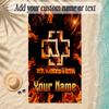 Beach TowelRammstein Custom Name Text Personalized Soft Towel for Beach Pool Indoor Home Decor Gift