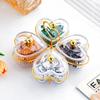 Heart-Shaped Dustproof Dried Fruit Tray - Living Room Coffee Table Snack Box & Storage Bowl