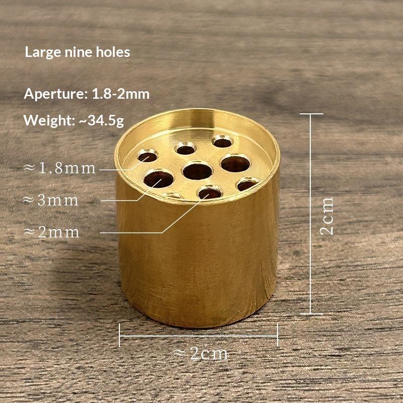 1Pcs Portable Incense Burner Multi Purpose Water Drop Shape Brass Incense Holder Home Office Teahouse Zen Ornament Supplies