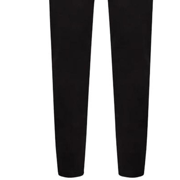 Emporio Armani Letter Print Cuffed Knit Joggers Men bottoms Black 3RPP98-PJ05Z-1200