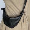 2025 Neue Croissant Weiches Rindsleder Einzelne Schulter Crossbody Knödeltasche Echtes Leder Achseltasche Baguette Nischen Design Damen Tasche