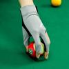 1 Stück 3-Finger-Poolhandschuhe, elastisch, Billard, rechte oder linke Hand, für Damen und Herren, Billard-Shooter, Sportzubehör