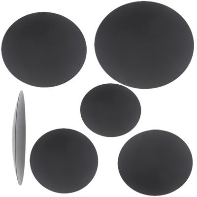 5 Stück Lautsprecher-Staubkappen Subwoofer-Kuppelspulenabdeckkappen Kunststoffabdeckung Kratzfestigkeit Lautsprecher-Staubschutz System sauber halten