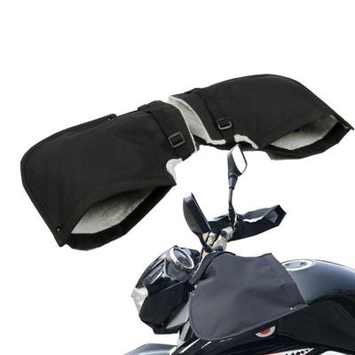 32x27cm Winter Motorcycle Gloves Handlebar Universal Thermal Gloves Windproof Warm Velvet Covers Motorcycle Handlebar Muffs