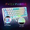 LexonTech X ZIYOU LANG K61 Gaming Keyboard with RGB LED Backlighting 62 Compact USB Membrane Wired Multifunctional Multimedia Compatible with for Work