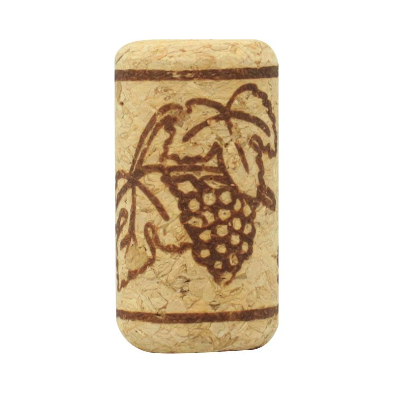 Red Wine and Champagne Cork Storage Jar with High-Density Synthetic and Natural Glass Bottle Stoppers