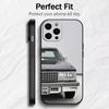 1976 Classic Vintage Cars S-SevilleES Phone Case For iPhone17,16,15,14,13,12 Plus,Max Soft Silicone Black Cover