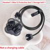 Wavy Bowknot Charger Protector for IPhone 17 16 15 18W 20W TPU Transparent Soft Protective Cable Cover Winder Kit RXQ12